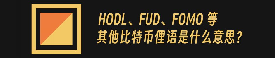 HODL、FUD、FOMO 等其他比特币俚语是什么意思？缩略图