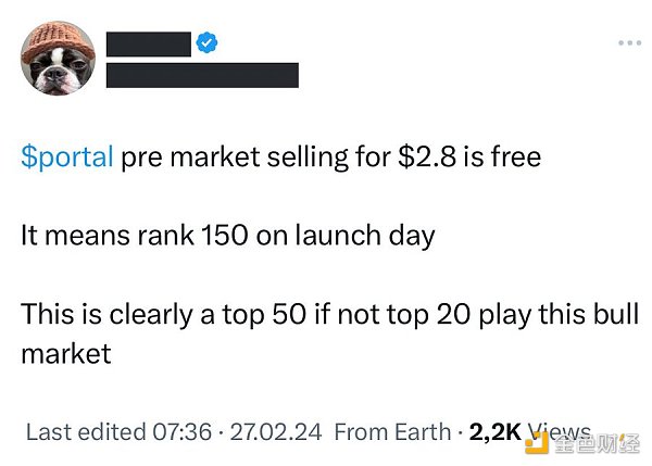 观点:Whale Market 预交易价格多高于实际 TGE 价格 警惕人造 FOMO 效应插图4 观点:Whale Market 预交易价格多高于实际 TGE 价格 警惕人造 FOMO 效应