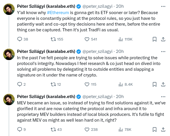 Vitalik:改善以太坊无需许可性和去中心化的近期和中期规划插图1 Vitalik:改善以太坊无需许可性和去中心化的近期和中期规划