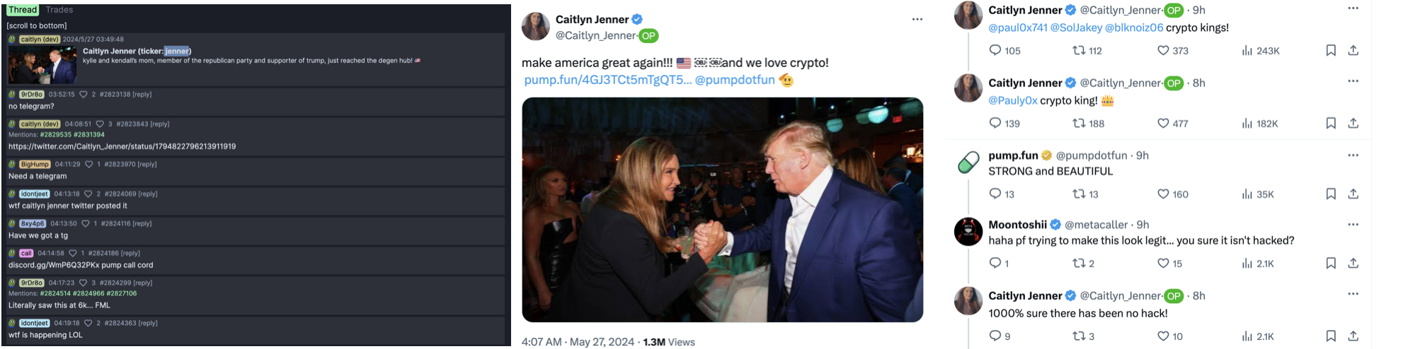 8 小时 160 倍,卡戴珊的变性继父发币了?插图 8 小时 160 倍,卡戴珊的变性继父发币了?