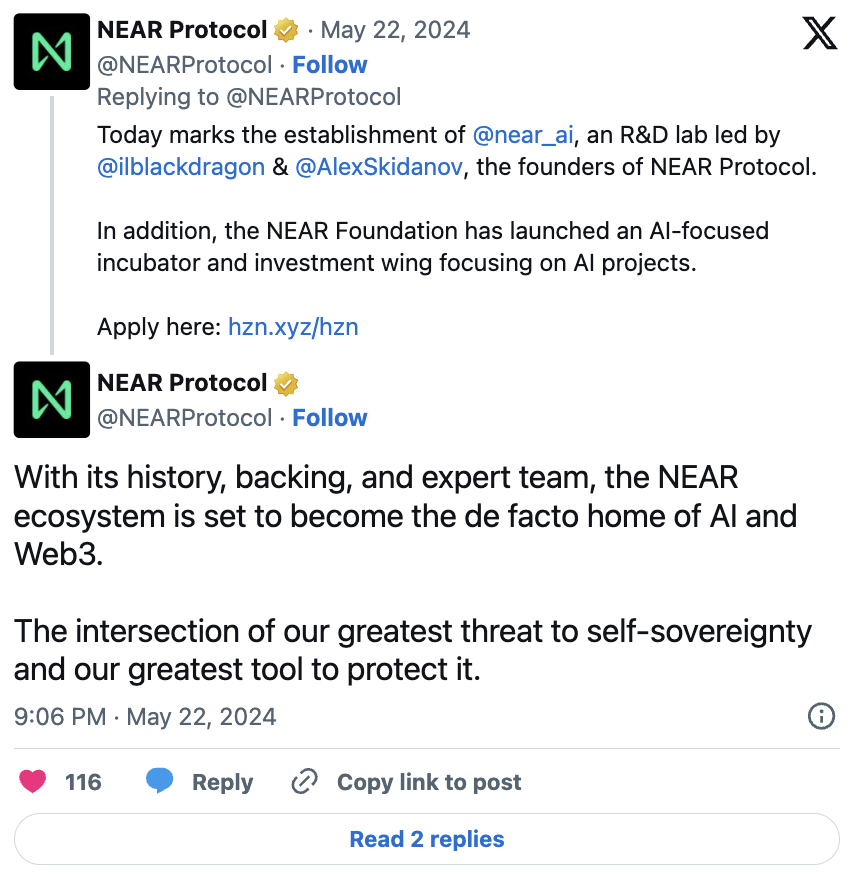 Bankless:重新点燃市场?盘点近期AI+Crypto赛道的关键事件插图5 Bankless:重新点燃市场?盘点近期AI+Crypto赛道的关键事件