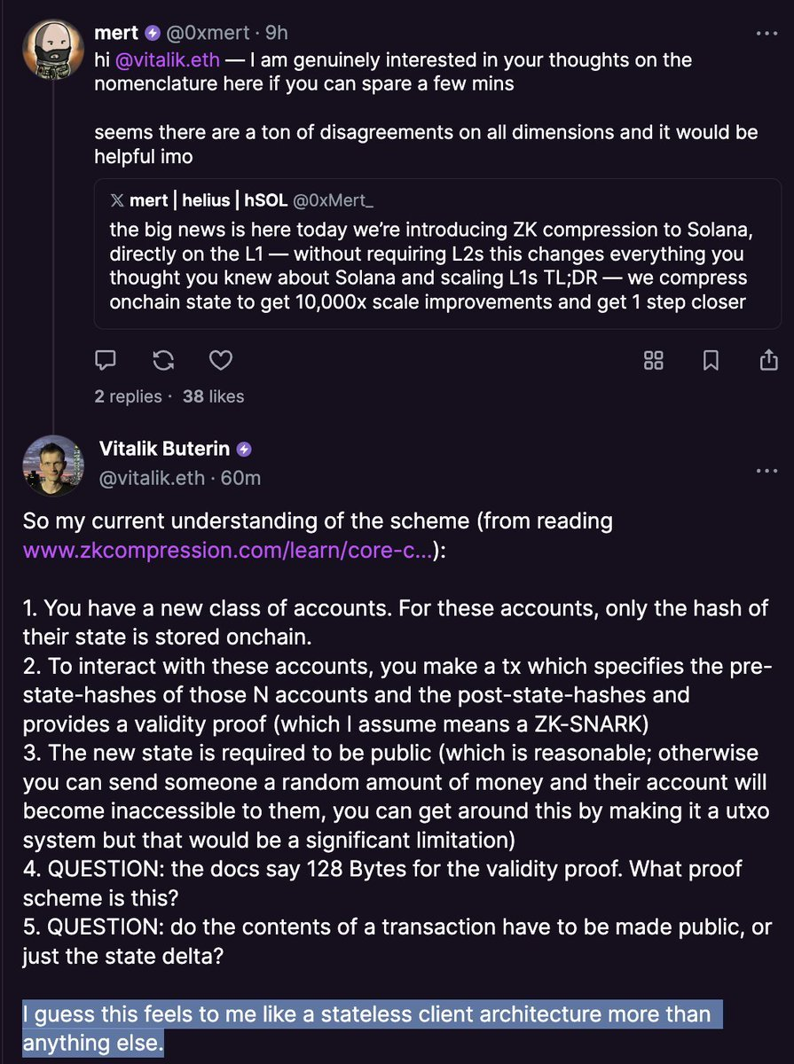 Solana推出ZK Compression,以太坊社区「破防」了?插图3 Solana推出ZK Compression,以太坊社区「破防」了?