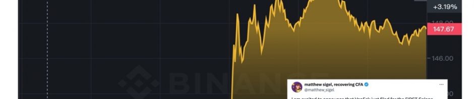 VanEck 提交 SOL ETF 申请，获批可能性如何缩略图