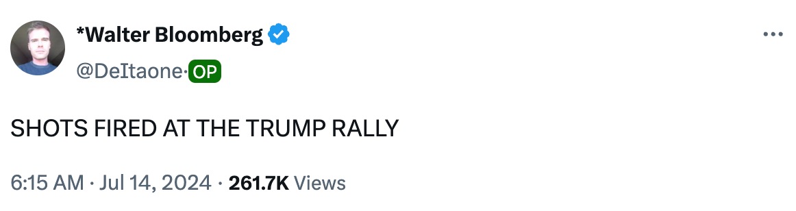 聪明钱是怎么在特朗普被枪击事件上暴赚100倍的？