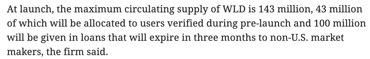 一位顶级交易员对Worldcoin的爱恨情仇插图3 一位顶级交易员对Worldcoin的爱恨情仇