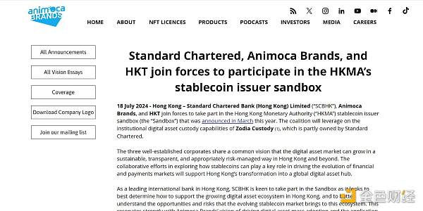 香港稳定币发行人“沙盒”出炉:谁是最强选手 赛道前景如何?插图1 香港稳定币发行人“沙盒”出炉:谁是最强选手 赛道前景如何?