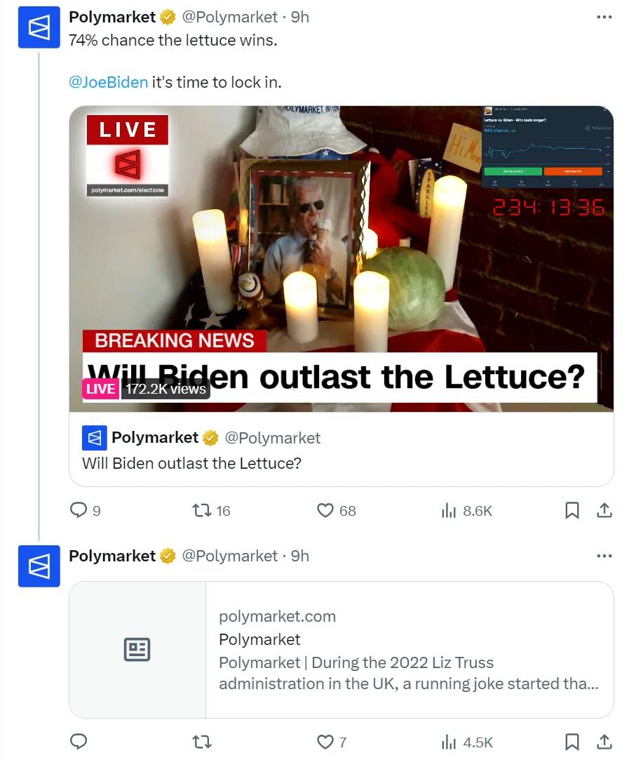 Polymarket:从小众金融到参与社会戏剧性变化的新方式插图5 Polymarket:从小众金融到参与社会戏剧性变化的新方式