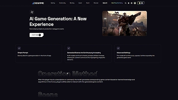 从“文字”到一键生成的游戏世界 AI破冰Web3游戏叙事“寒冰期”插图1 从“文字”到一键生成的游戏世界 AI破冰Web3游戏叙事“寒冰期”