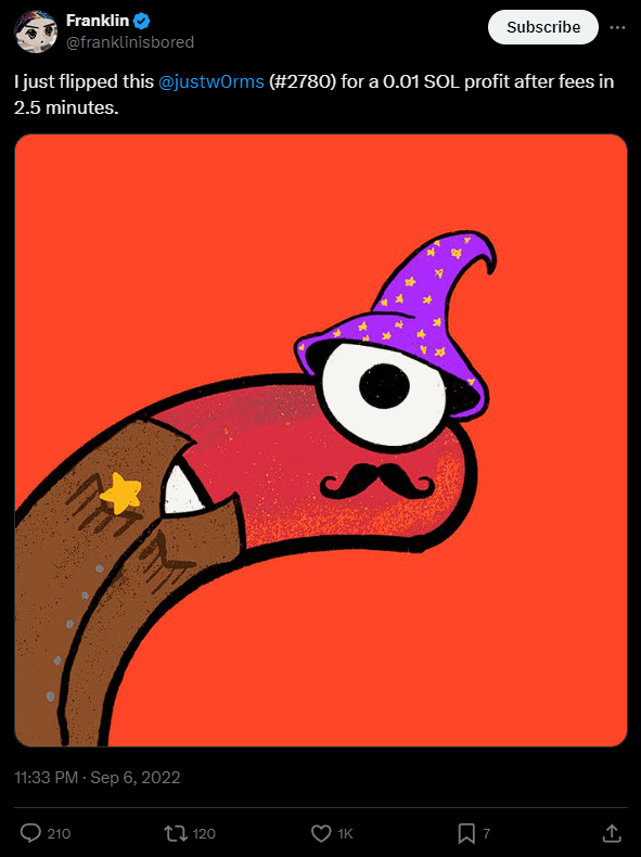 NFT巨鲸交易兴衰史:从获利1500多万美元到失去一切插图4 NFT巨鲸交易兴衰史:从获利1500多万美元到失去一切