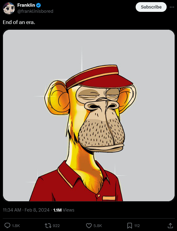 NFT巨鲸交易兴衰史:从获利1500多万美元到失去一切插图15 NFT巨鲸交易兴衰史:从获利1500多万美元到失去一切