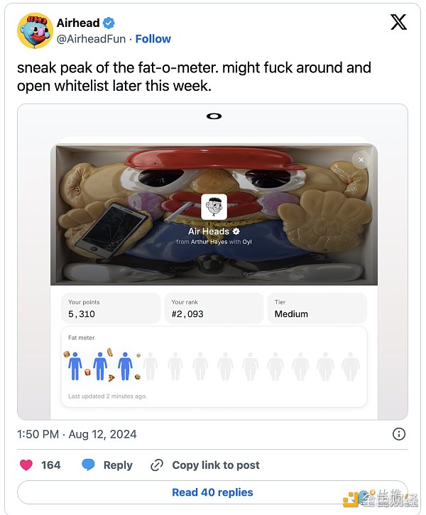 1723844777186589.png Arthur Hayes:Ordinals项目“傻瓜头”不是无聊的老套路