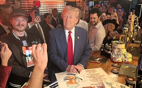 见证历史+1特朗普付比特币请客吃汉堡插图 见证历史+1特朗普付比特币请客吃汉堡